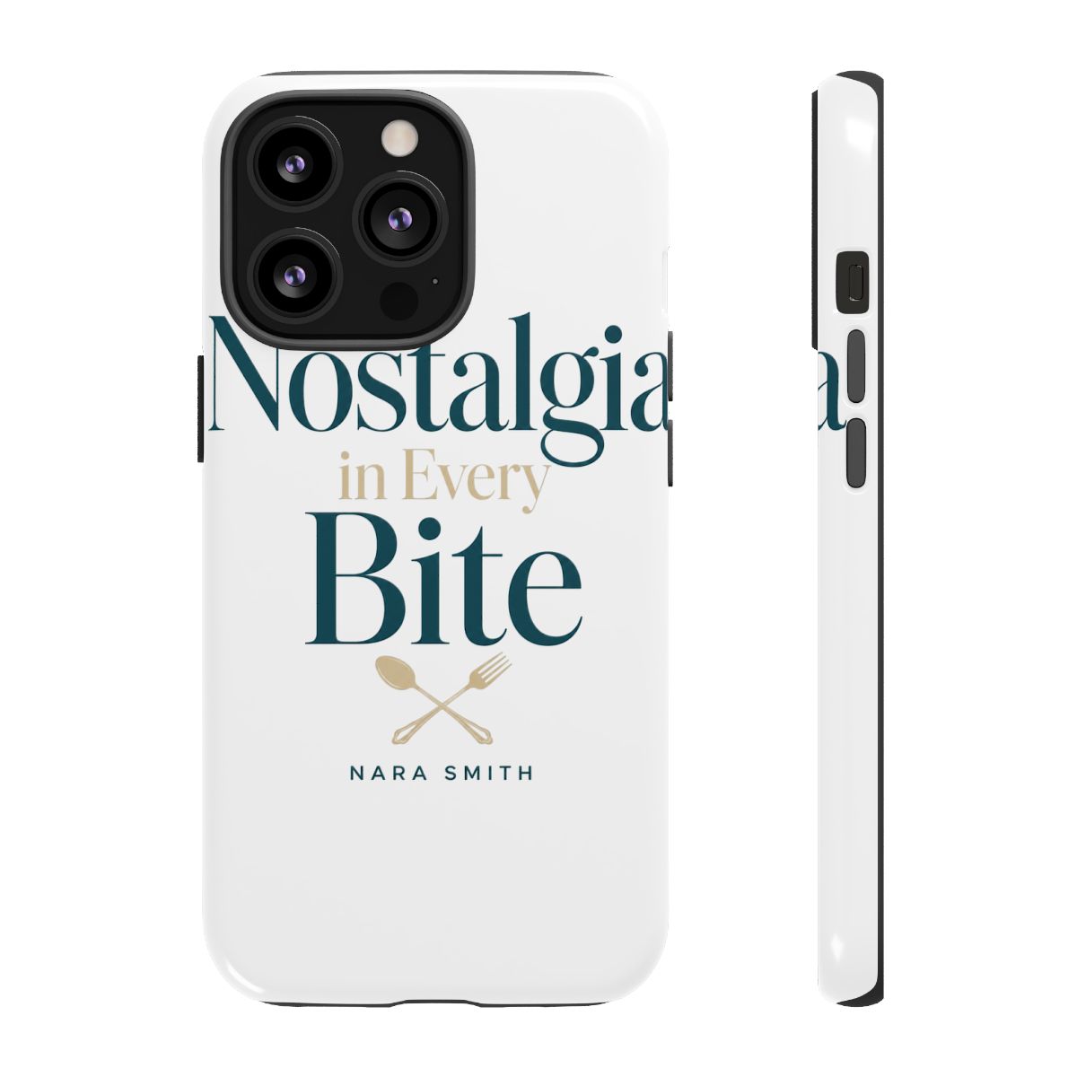Nara Smith "Nostalgia in Every Bite" Phone Case - alternate angle 1, merchandise