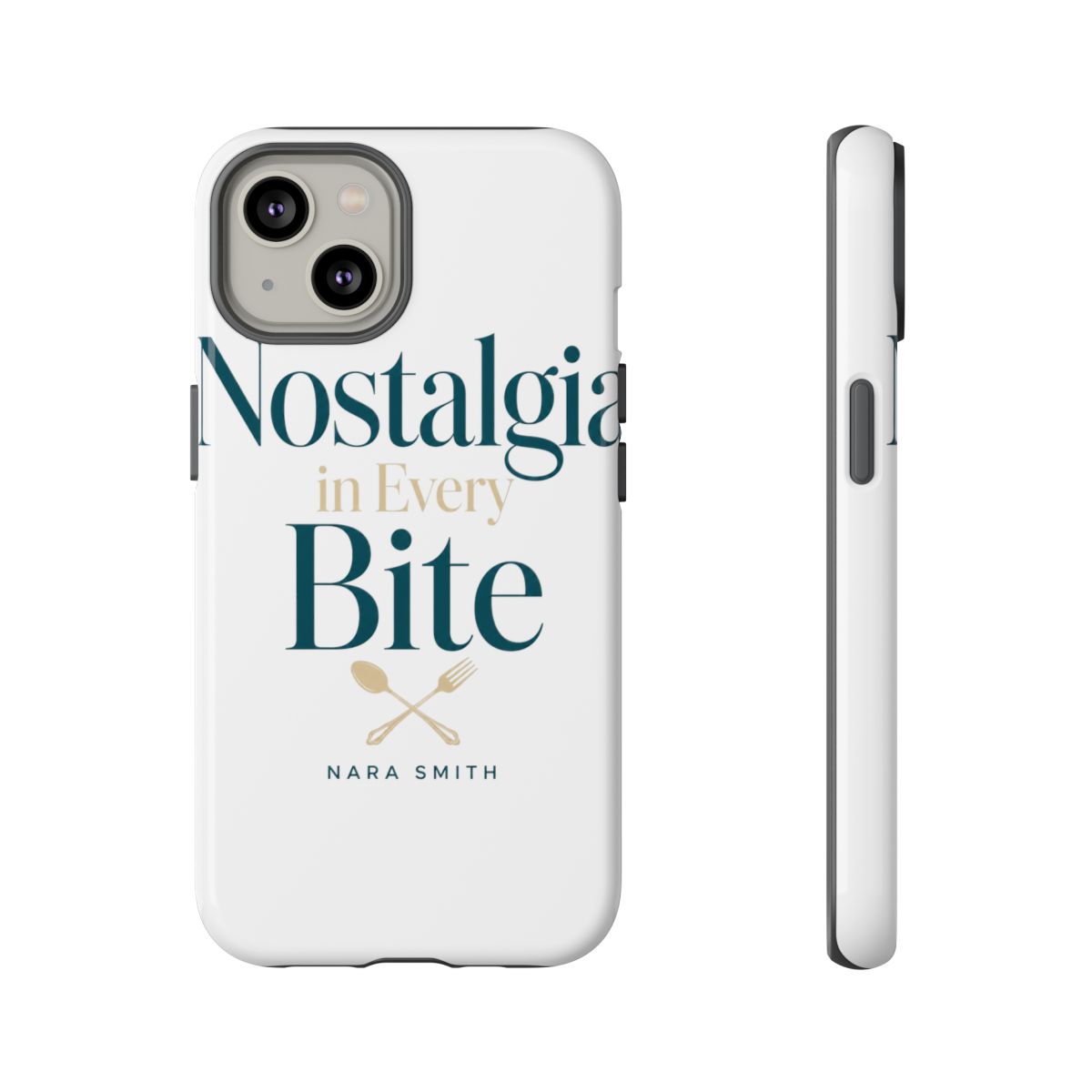 Nara Smith "Nostalgia in Every Bite" Phone Case - alternate angle 3, merchandise