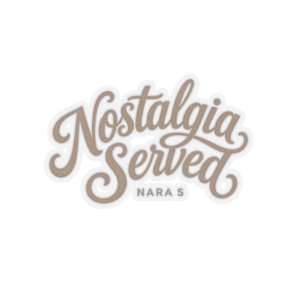 Nara Smith "Nostalgia Served" Sticker